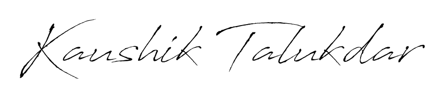 Achieve flawless digital penmanship with Kaushik Talukdar name in Antro_Vectra font. The perfect tool for creating online signatures. Kaushik Talukdar signature style 6 images and pictures png