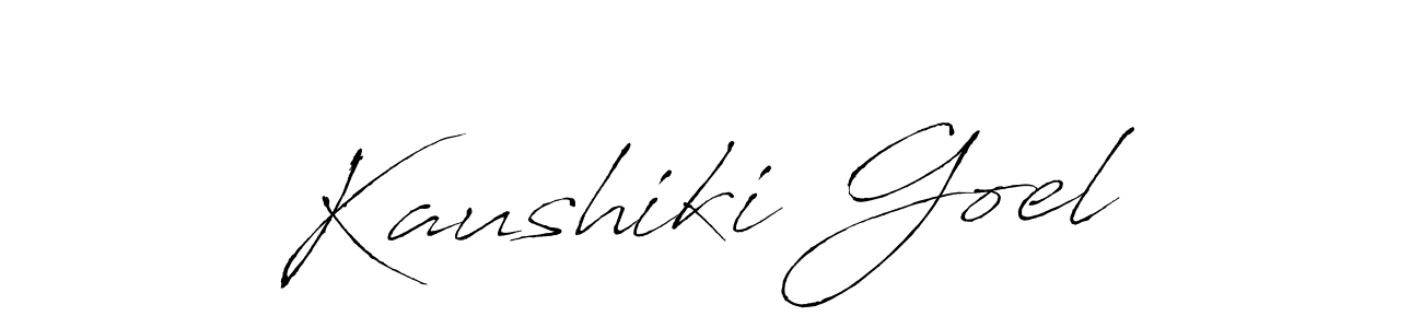 You can use this online signature creator to create a handwritten signature for the name Kaushiki Goel. This is the best online autograph maker. Kaushiki Goel signature style 6 images and pictures png