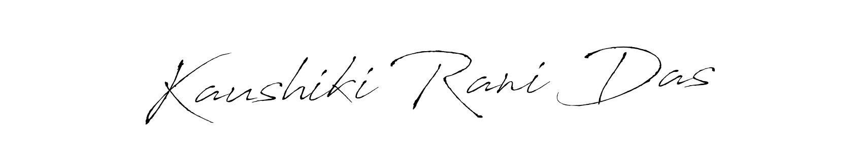 Kaushiki Rani Das stylish signature style. Best Handwritten Sign (Antro_Vectra) for my name. Handwritten Signature Collection Ideas for my name Kaushiki Rani Das. Kaushiki Rani Das signature style 6 images and pictures png