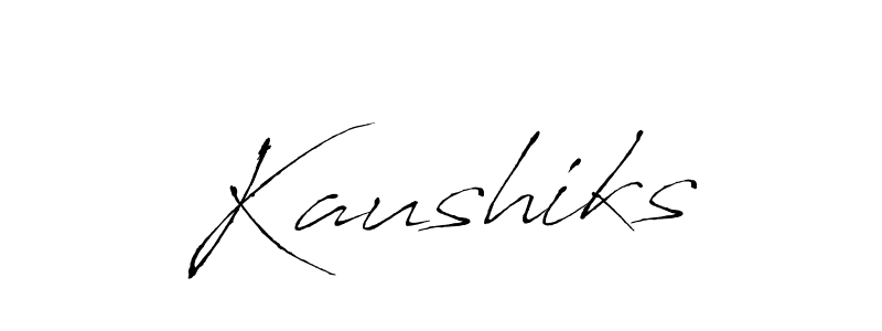 Once you've used our free online signature maker to create your best signature Antro_Vectra style, it's time to enjoy all of the benefits that Kaushiks name signing documents. Kaushiks signature style 6 images and pictures png