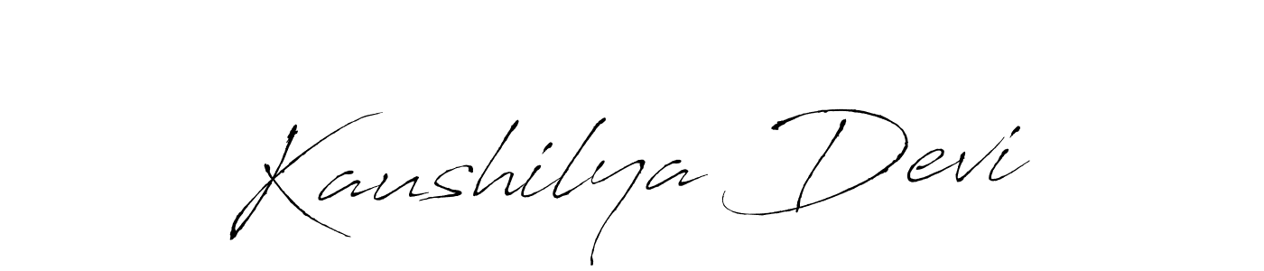 Also You can easily find your signature by using the search form. We will create Kaushilya Devi name handwritten signature images for you free of cost using Antro_Vectra sign style. Kaushilya Devi signature style 6 images and pictures png