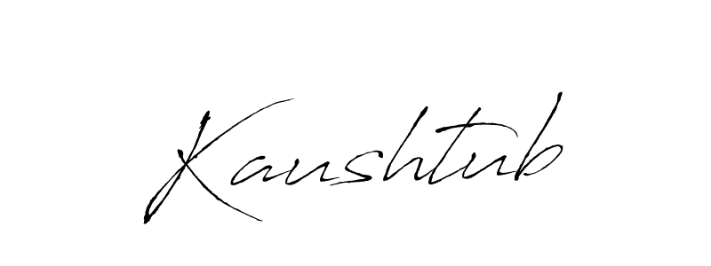 You should practise on your own different ways (Antro_Vectra) to write your name (Kaushtub) in signature. don't let someone else do it for you. Kaushtub signature style 6 images and pictures png