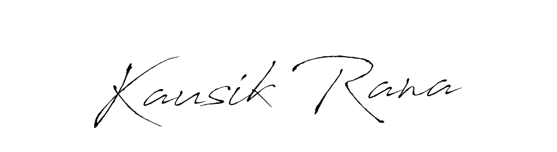 Similarly Antro_Vectra is the best handwritten signature design. Signature creator online .You can use it as an online autograph creator for name Kausik Rana. Kausik Rana signature style 6 images and pictures png
