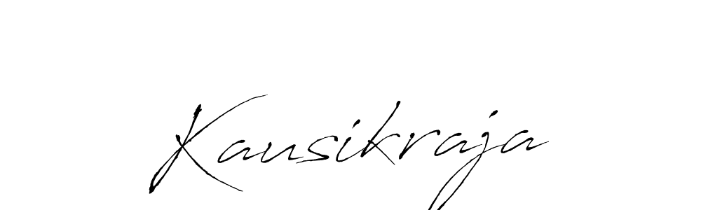 You should practise on your own different ways (Antro_Vectra) to write your name (Kausikraja) in signature. don't let someone else do it for you. Kausikraja signature style 6 images and pictures png