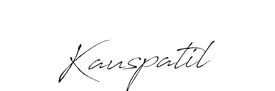 How to make Kauspatil name signature. Use Antro_Vectra style for creating short signs online. This is the latest handwritten sign. Kauspatil signature style 6 images and pictures png