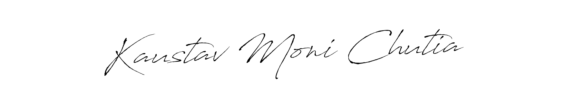 Also we have Kaustav Moni Chutia name is the best signature style. Create professional handwritten signature collection using Antro_Vectra autograph style. Kaustav Moni Chutia signature style 6 images and pictures png