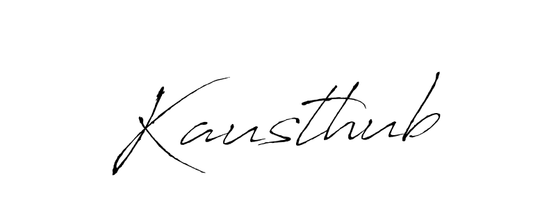 Antro_Vectra is a professional signature style that is perfect for those who want to add a touch of class to their signature. It is also a great choice for those who want to make their signature more unique. Get Kausthub name to fancy signature for free. Kausthub signature style 6 images and pictures png