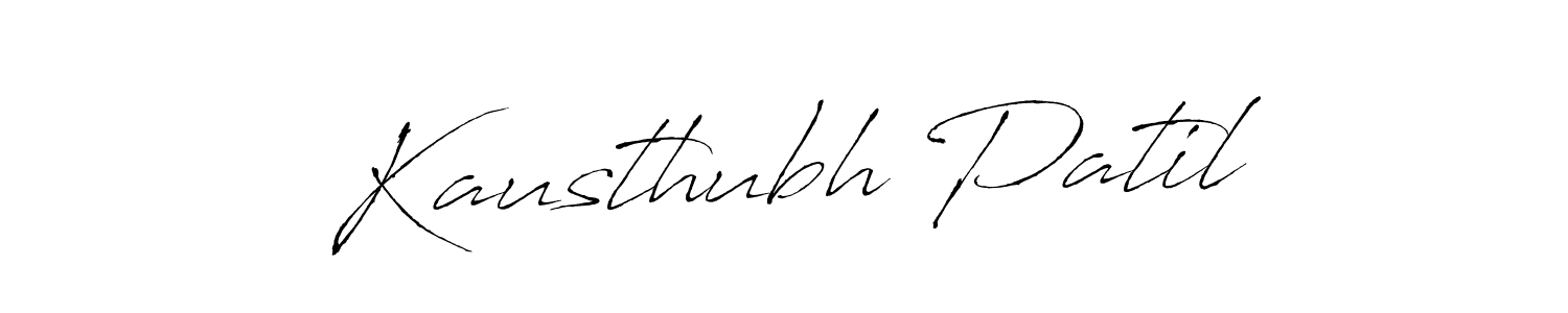 Also we have Kausthubh Patil name is the best signature style. Create professional handwritten signature collection using Antro_Vectra autograph style. Kausthubh Patil signature style 6 images and pictures png
