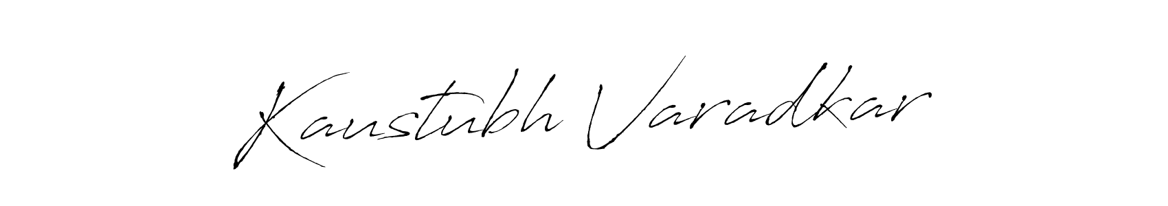 Antro_Vectra is a professional signature style that is perfect for those who want to add a touch of class to their signature. It is also a great choice for those who want to make their signature more unique. Get Kaustubh Varadkar name to fancy signature for free. Kaustubh Varadkar signature style 6 images and pictures png