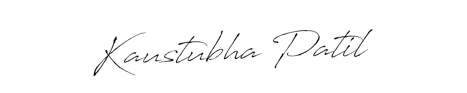 Make a beautiful signature design for name Kaustubha Patil. With this signature (Antro_Vectra) style, you can create a handwritten signature for free. Kaustubha Patil signature style 6 images and pictures png