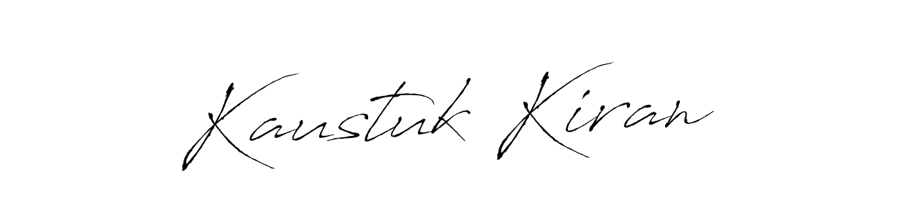 Create a beautiful signature design for name Kaustuk Kiran. With this signature (Antro_Vectra) fonts, you can make a handwritten signature for free. Kaustuk Kiran signature style 6 images and pictures png