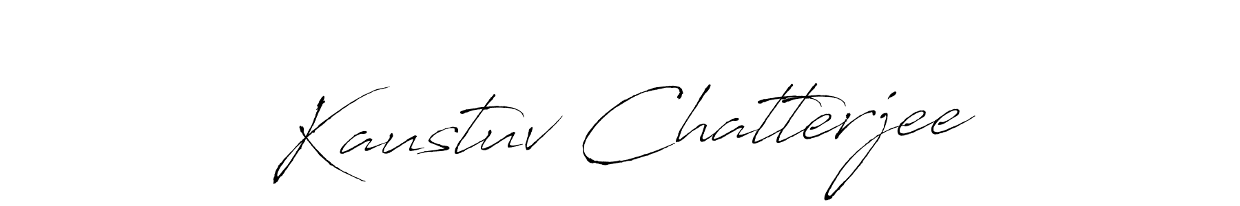 How to make Kaustuv Chatterjee name signature. Use Antro_Vectra style for creating short signs online. This is the latest handwritten sign. Kaustuv Chatterjee signature style 6 images and pictures png