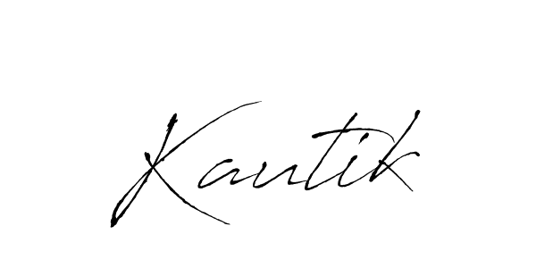 How to make Kautik signature? Antro_Vectra is a professional autograph style. Create handwritten signature for Kautik name. Kautik signature style 6 images and pictures png
