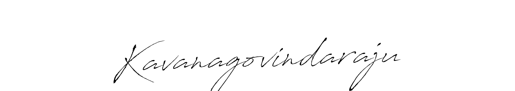 How to make Kavanagovindaraju signature? Antro_Vectra is a professional autograph style. Create handwritten signature for Kavanagovindaraju name. Kavanagovindaraju signature style 6 images and pictures png
