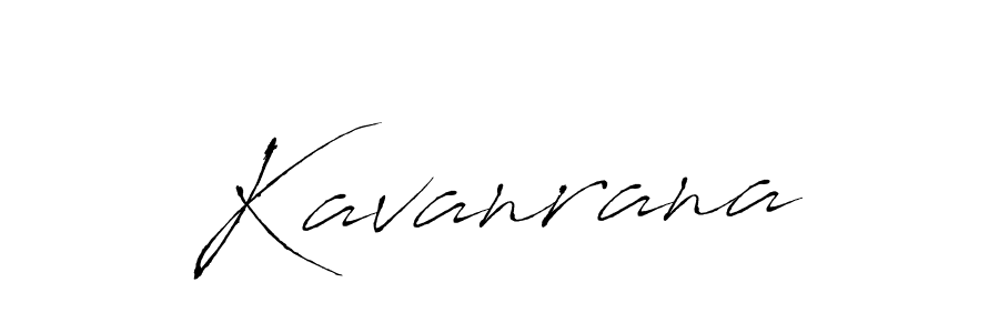 Design your own signature with our free online signature maker. With this signature software, you can create a handwritten (Antro_Vectra) signature for name Kavanrana. Kavanrana signature style 6 images and pictures png