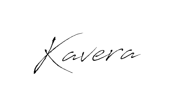 Design your own signature with our free online signature maker. With this signature software, you can create a handwritten (Antro_Vectra) signature for name Kavera. Kavera signature style 6 images and pictures png