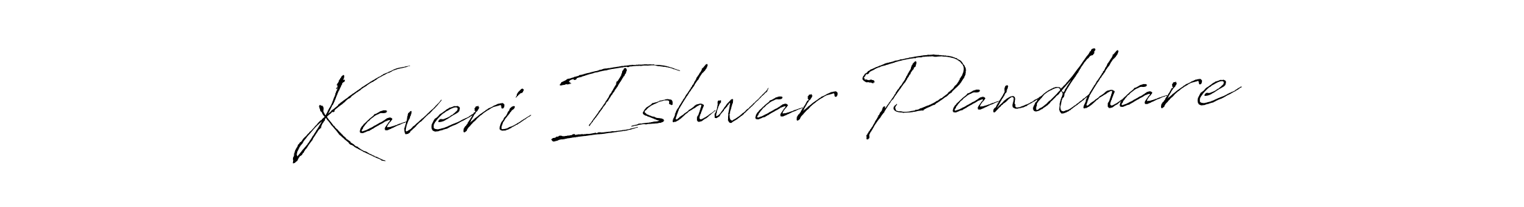 Make a beautiful signature design for name Kaveri Ishwar Pandhare. With this signature (Antro_Vectra) style, you can create a handwritten signature for free. Kaveri Ishwar Pandhare signature style 6 images and pictures png