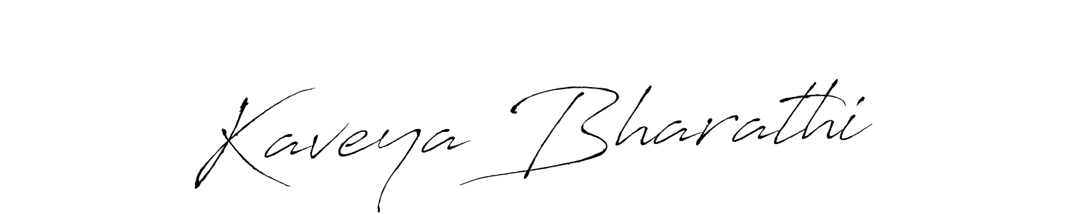 Create a beautiful signature design for name Kaveya Bharathi. With this signature (Antro_Vectra) fonts, you can make a handwritten signature for free. Kaveya Bharathi signature style 6 images and pictures png
