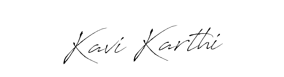 Create a beautiful signature design for name Kavi Karthi. With this signature (Antro_Vectra) fonts, you can make a handwritten signature for free. Kavi Karthi signature style 6 images and pictures png