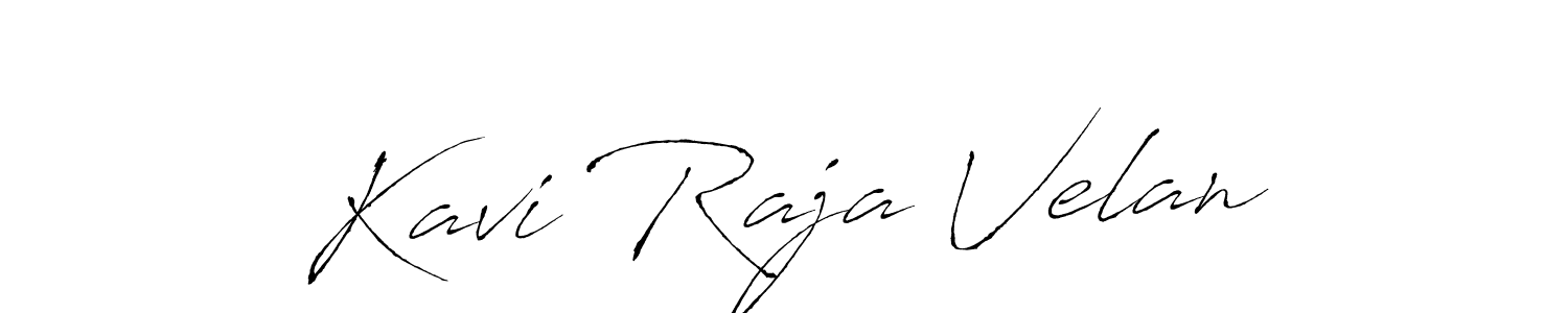 Design your own signature with our free online signature maker. With this signature software, you can create a handwritten (Antro_Vectra) signature for name Kavi Raja Velan. Kavi Raja Velan signature style 6 images and pictures png