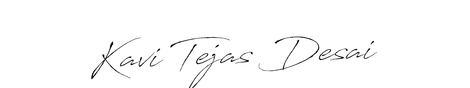 It looks lik you need a new signature style for name Kavi Tejas Desai. Design unique handwritten (Antro_Vectra) signature with our free signature maker in just a few clicks. Kavi Tejas Desai signature style 6 images and pictures png