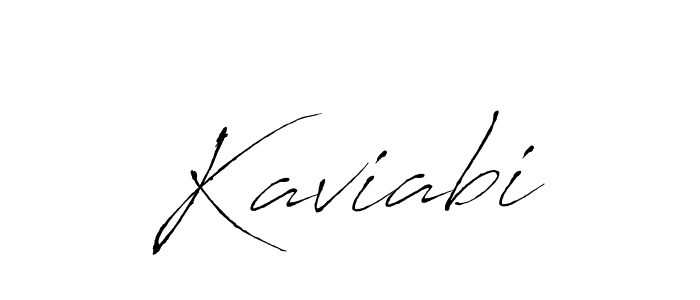How to make Kaviabi name signature. Use Antro_Vectra style for creating short signs online. This is the latest handwritten sign. Kaviabi signature style 6 images and pictures png