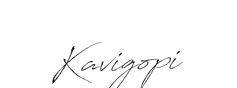 Kavigopi stylish signature style. Best Handwritten Sign (Antro_Vectra) for my name. Handwritten Signature Collection Ideas for my name Kavigopi. Kavigopi signature style 6 images and pictures png