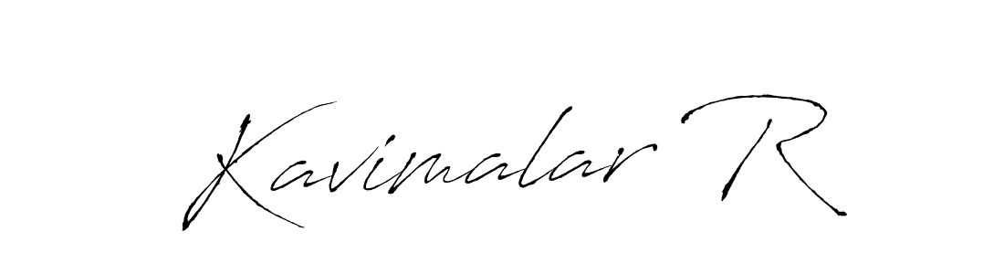 You can use this online signature creator to create a handwritten signature for the name Kavimalar R. This is the best online autograph maker. Kavimalar R signature style 6 images and pictures png