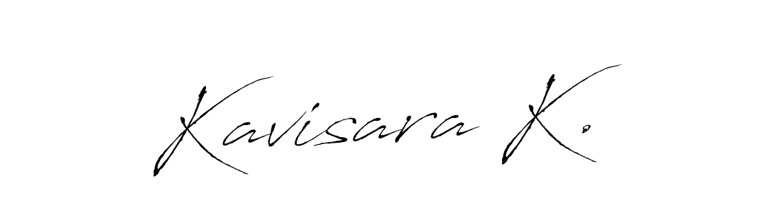 Make a beautiful signature design for name Kavisara K.. With this signature (Antro_Vectra) style, you can create a handwritten signature for free. Kavisara K. signature style 6 images and pictures png