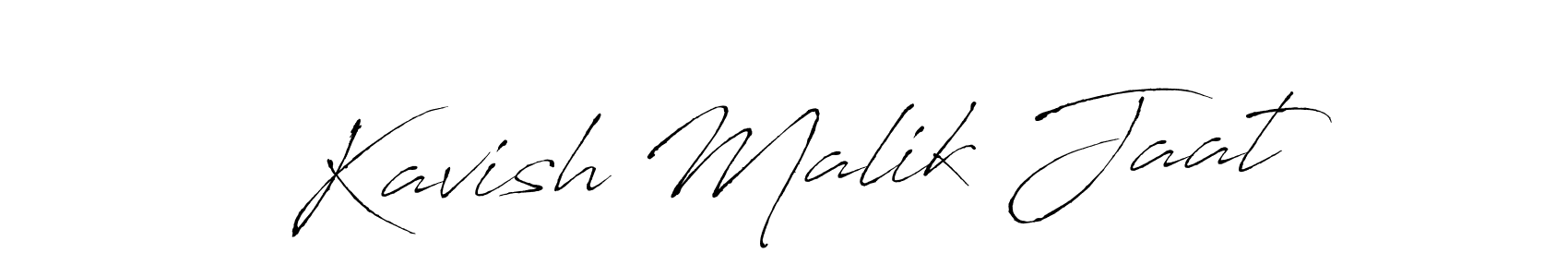 Also we have Kavish Malik Jaat name is the best signature style. Create professional handwritten signature collection using Antro_Vectra autograph style. Kavish Malik Jaat signature style 6 images and pictures png