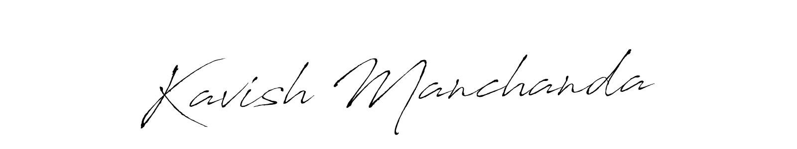 How to make Kavish Manchanda signature? Antro_Vectra is a professional autograph style. Create handwritten signature for Kavish Manchanda name. Kavish Manchanda signature style 6 images and pictures png