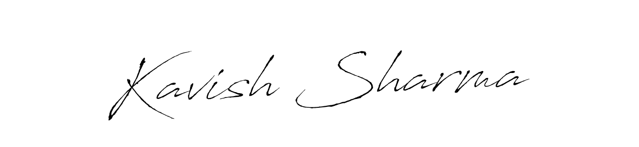 if you are searching for the best signature style for your name Kavish Sharma. so please give up your signature search. here we have designed multiple signature styles  using Antro_Vectra. Kavish Sharma signature style 6 images and pictures png