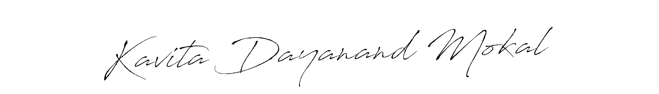 The best way (Antro_Vectra) to make a short signature is to pick only two or three words in your name. The name Kavita Dayanand Mokal include a total of six letters. For converting this name. Kavita Dayanand Mokal signature style 6 images and pictures png