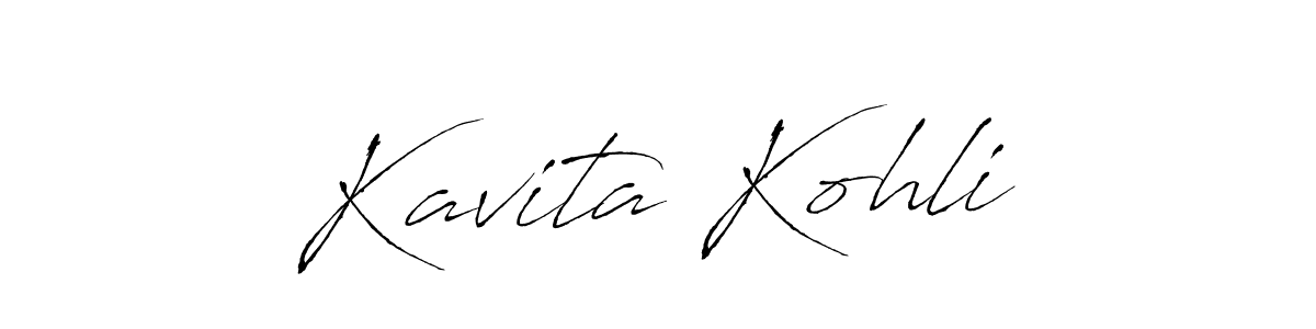 Kavita Kohli stylish signature style. Best Handwritten Sign (Antro_Vectra) for my name. Handwritten Signature Collection Ideas for my name Kavita Kohli. Kavita Kohli signature style 6 images and pictures png