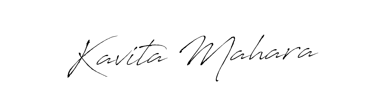 Make a beautiful signature design for name Kavita Mahara. Use this online signature maker to create a handwritten signature for free. Kavita Mahara signature style 6 images and pictures png