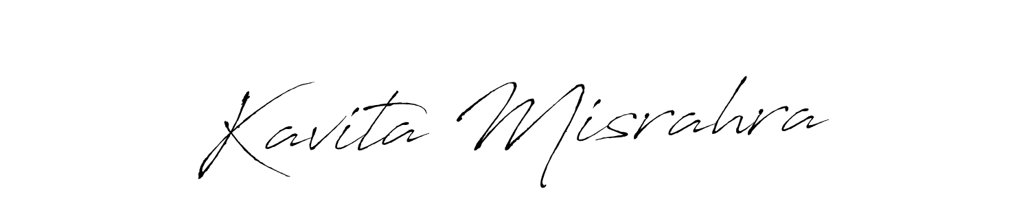 The best way (Antro_Vectra) to make a short signature is to pick only two or three words in your name. The name Kavita Misrahra include a total of six letters. For converting this name. Kavita Misrahra signature style 6 images and pictures png