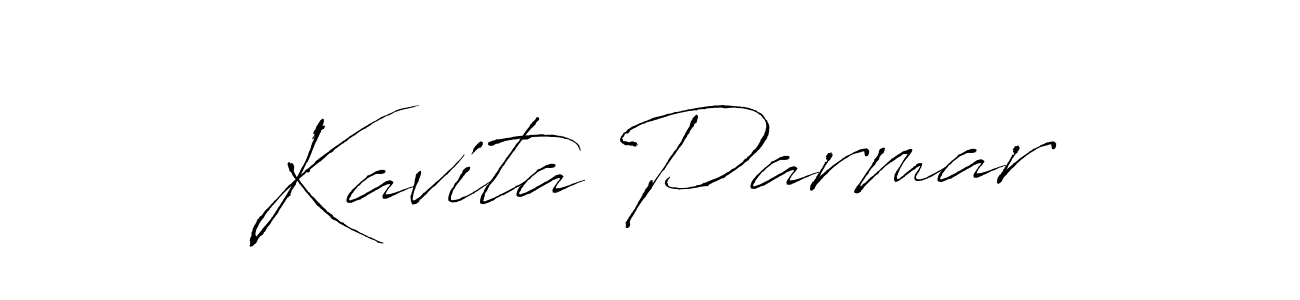 You should practise on your own different ways (Antro_Vectra) to write your name (Kavita Parmar) in signature. don't let someone else do it for you. Kavita Parmar signature style 6 images and pictures png