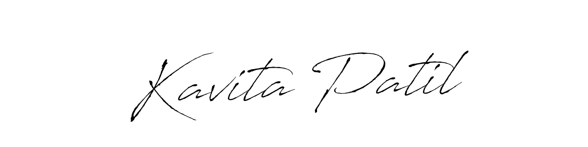 Kavita Patil stylish signature style. Best Handwritten Sign (Antro_Vectra) for my name. Handwritten Signature Collection Ideas for my name Kavita Patil. Kavita Patil signature style 6 images and pictures png