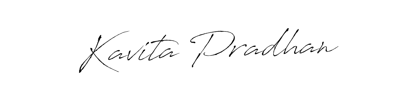 Make a beautiful signature design for name Kavita Pradhan. Use this online signature maker to create a handwritten signature for free. Kavita Pradhan signature style 6 images and pictures png