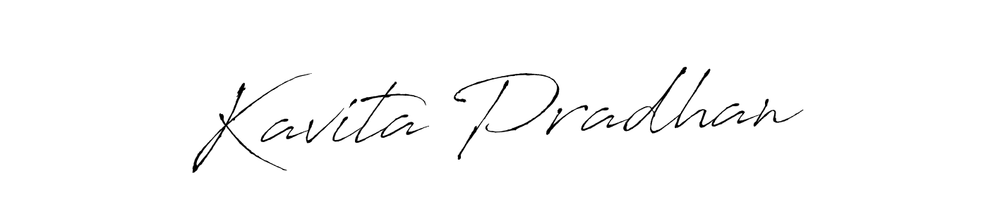 Make a beautiful signature design for name Kavita Pradhan. Use this online signature maker to create a handwritten signature for free. Kavita Pradhan signature style 6 images and pictures png