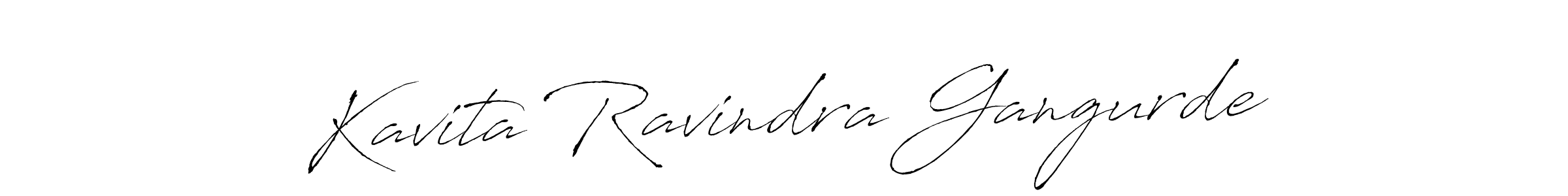 Use a signature maker to create a handwritten signature online. With this signature software, you can design (Antro_Vectra) your own signature for name Kavita Ravindra Gangurde. Kavita Ravindra Gangurde signature style 6 images and pictures png