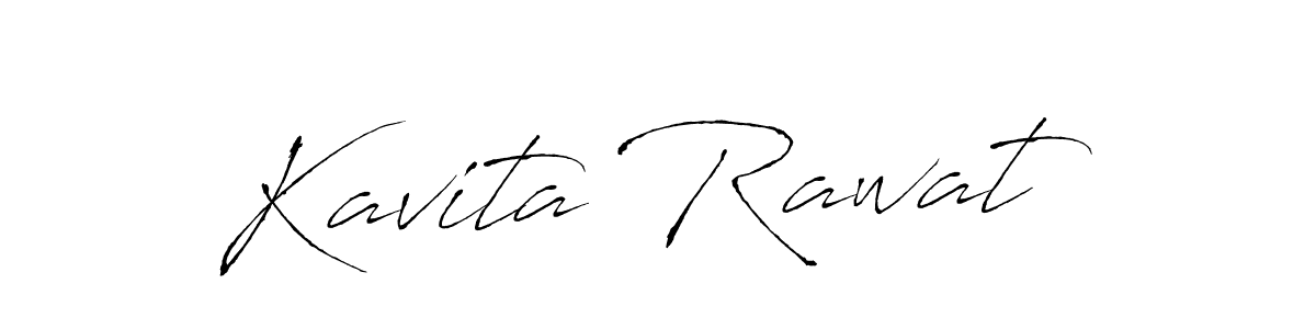 Kavita Rawat stylish signature style. Best Handwritten Sign (Antro_Vectra) for my name. Handwritten Signature Collection Ideas for my name Kavita Rawat. Kavita Rawat signature style 6 images and pictures png