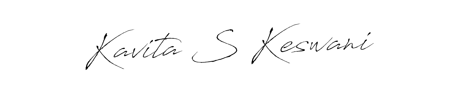 How to make Kavita S Keswani signature? Antro_Vectra is a professional autograph style. Create handwritten signature for Kavita S Keswani name. Kavita S Keswani signature style 6 images and pictures png