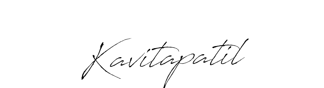 Design your own signature with our free online signature maker. With this signature software, you can create a handwritten (Antro_Vectra) signature for name Kavitapatil. Kavitapatil signature style 6 images and pictures png
