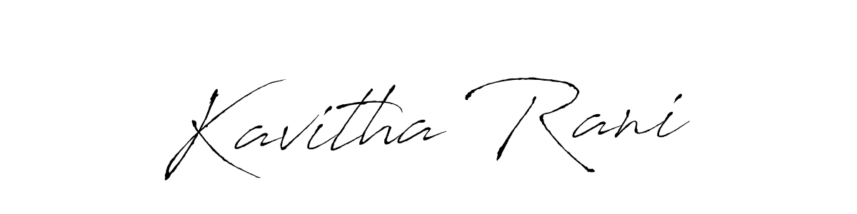 You can use this online signature creator to create a handwritten signature for the name Kavitha Rani. This is the best online autograph maker. Kavitha Rani signature style 6 images and pictures png