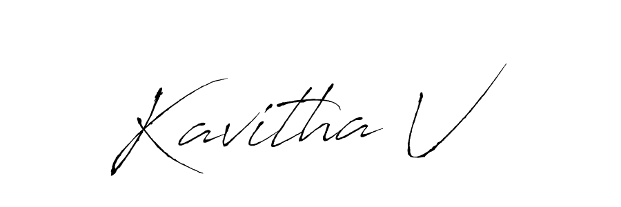 You can use this online signature creator to create a handwritten signature for the name Kavitha V. This is the best online autograph maker. Kavitha V signature style 6 images and pictures png