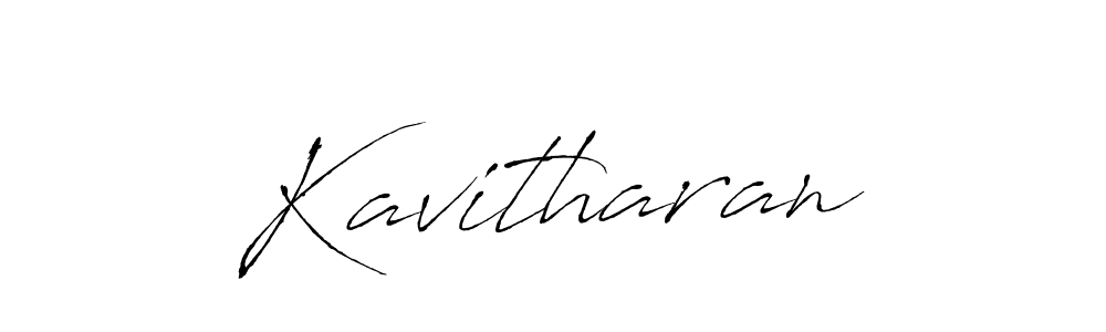 Design your own signature with our free online signature maker. With this signature software, you can create a handwritten (Antro_Vectra) signature for name Kavitharan. Kavitharan signature style 6 images and pictures png