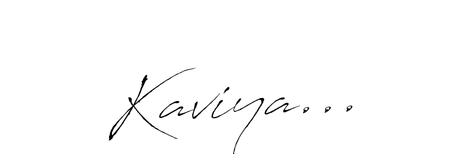 How to make Kaviya... signature? Antro_Vectra is a professional autograph style. Create handwritten signature for Kaviya... name. Kaviya... signature style 6 images and pictures png