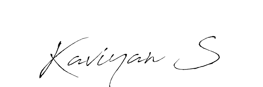 Once you've used our free online signature maker to create your best signature Antro_Vectra style, it's time to enjoy all of the benefits that Kaviyan S name signing documents. Kaviyan S signature style 6 images and pictures png