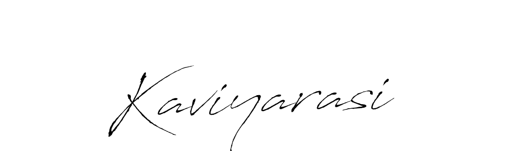 How to make Kaviyarasi name signature. Use Antro_Vectra style for creating short signs online. This is the latest handwritten sign. Kaviyarasi signature style 6 images and pictures png
